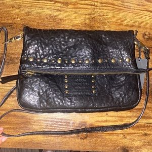Leather crossbody